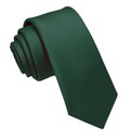 Elegantná úzka zelená TIE / BOTTLE GREEN