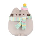 Plyšový maskot so šálom a čiapkou 24 cm Pusheen