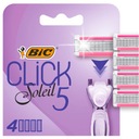 BIC CLICK 5 SADA SOLEIL CLIVER NÁPLŇOVKY NÁHRADNÉ ČEPELE x4