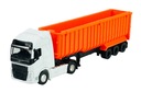 WELLY VOLVO FH BIELA ​​+ NÁKLADNÉ NÁKLADNÉ VOZIDLO 1:64 NOVÝ MODEL KOVOVÉ PNEUMATIKY 68056