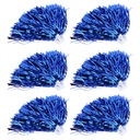 CHEERLEADER DANCER POMPON BLUE 6 KS