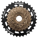 Shimano 7-rýchlostná voľnobežka 14-34T hnedá MF-TZ500