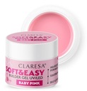 Claresa Soft&Easy Baby ružový stavebný gél 45g