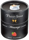 MASÁŽNA SVIEČKA Jahoda 80 ml Plaisir Secret