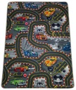 CARPET DISNEY CARS MAT STREETS CARS RACING 120X160