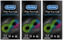 Durex PERFORMA kondómy predlžujúce sex, zvlhčené, 36 ks.