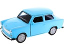 KOVOVÝ MODEL WELLY AUTO Z PRL ERA TRABANT 1:34