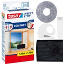 TESA COMFORT OKENNÁ SIEŤKA PROTI KOMÁROM 1M X 1M ČIERNA