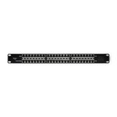 Qoltec Patch panel RACK 48V 24 pasívnych PoE portov