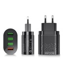 FAST Nástenná nabíjačka 4x USB 48W QC 3.0 STORK