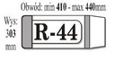 NASTAVITEĽNÝ OBAL KNIHY R44 (50ks) IKS