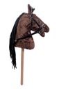 Hnedý kôň na hokejke Hobby Horse HKM 2400