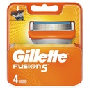 Náhradné čepieľky pre holiaci strojček Gillette Fusion, 4 kusy