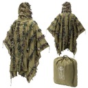 CAMOUFLATING CAPESTHOOD MASKING SUIT PONCHO LEAF GHILLIE HELIKON WOODLAND