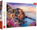 PUZZLE 1500 EL POHĽAD NA MESTA MANAROLA KLUBOV