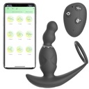 Vibrátor pre mužov PROSTATE MASSAGER 10 vibrácií a 360 rotácia riadená