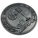 Logo emblému AMG Mercedes 45 mm čierne