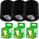 3x Prisadená HALOGÉNOVÁ TUBE + LED GU10 5W