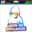 Nálepka na okno LEOS ON BOARD HOLOGRAM