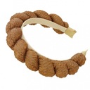 HAIR BAND Braided Thick Brown O408WZ5