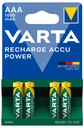 4x BATÉRIE VARTA R3 AAA 1000 mAh 1,2V