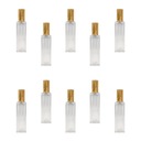 Sada sklenených fliaš na parfumy Paul Gold 10x20ml