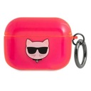 Karl Lagerfeld Choupette Head – puzdro Airpods Pro (fluo ružové)