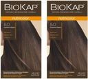 2x BIOKAP NUTRICOLOR 5,0 Svetlohnedá 140 ml