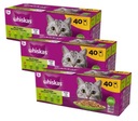 WHISKAS Mix príchutí v želé 120x85g