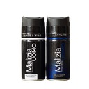 Malizia sada talianskej kozmetiky MEN 2x SILVER-SKYLINE deodorant 150 ml