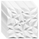 White Panels Rock 3D Ametyst penové panely 8x