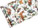 Tapeta do detskej izby Forest Animals biele pozadie