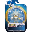 SONIC THE HEDGEHOG JAKKS Pacifik ORIGINÁL POHYBLIVÁ POSTAVIČKA STRIEBORNÁ 7cm