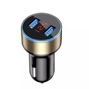 USB nabíjačka do auta LCD displej 12-24V