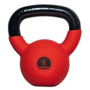 Thorn+Fit 6 kg liatinový kettlebell s pogumovaným povrchom