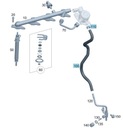 Palivové vedenie Mercedes A2740703500 M274 - sada.