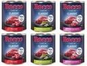 Rocco Classic mix 3 príchutí Hovädzie, Rumen, Teľacie srdce, 6 x 800g