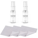 2x Hayne LENS CLEANER + 3x handrička 15x18 cm (sivá)