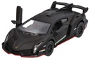 Hračka pre chlapca Metal Car Lamborghini Veneno Black