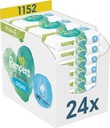 Pampers Harmonie Aqua - Jemné vlhčené obrúsky pre deti 24x 48 ks