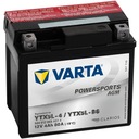 Batéria do motocykla Varta YTX5L-BS 12V 4Ah 80A P+