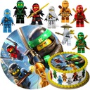 SADA LEGO NINJAGO OBALOV NA TORTY + POSTAVIČKY 8 ks