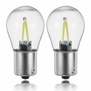 2x 1156 BA15S COB LED White Car Still Light