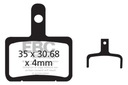 EBC CFA327R podložky (polokovové) Shimano tektro 2 pozadia