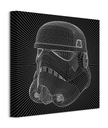 Nástenné obrazy na plátne Star Wars Stormtrooper Wire 40x40 cm