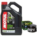 MOTUL OIL 10W40 OLEJOVÝ FILTER KYMCO MXU 500 FILTER