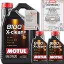 MOTUL 8100 X-CLEAN+ 5W30 C3 7L BMW LL-04 VW 504 00/ 507 00 + PRÍV.