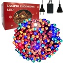 ENERGETICKY ÚSPORY LED VONKAJŠIE VIANOČNÉ VIANOČNÉ LAMPY, MULTICOLOR 200LED 16M