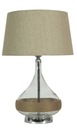 Stolná lampa béžová plátno 40x62cm Eco 41-21502