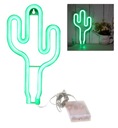 ZD79 LED NOČNÁ LAMPA CACTUS NEON ZÁVESNÁ 23CM